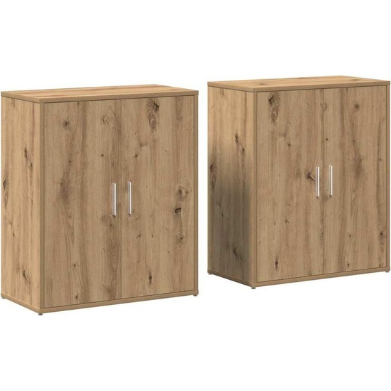 Buffet 2 pcs Chêne artisanal 60 x 31 x 70 cm Bois dingénierie