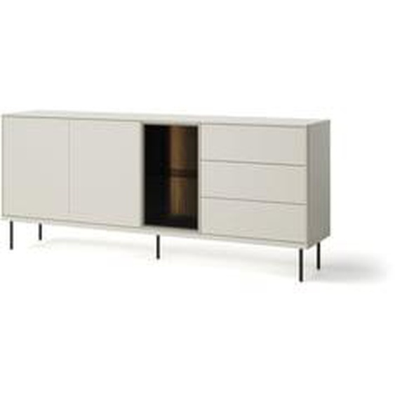 Buffet 3 portes 3 tiroirs 194 cm ESPERA avec LEDS