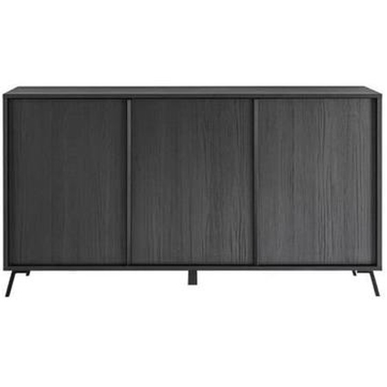 Buffet 3 portes - L156 cm - 156 cm X 40 cm X 84 cm - CITY Noir