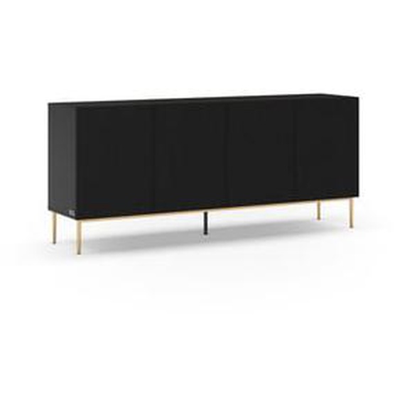Buffet 4 portes 200 cm KASSIA pieds métal or