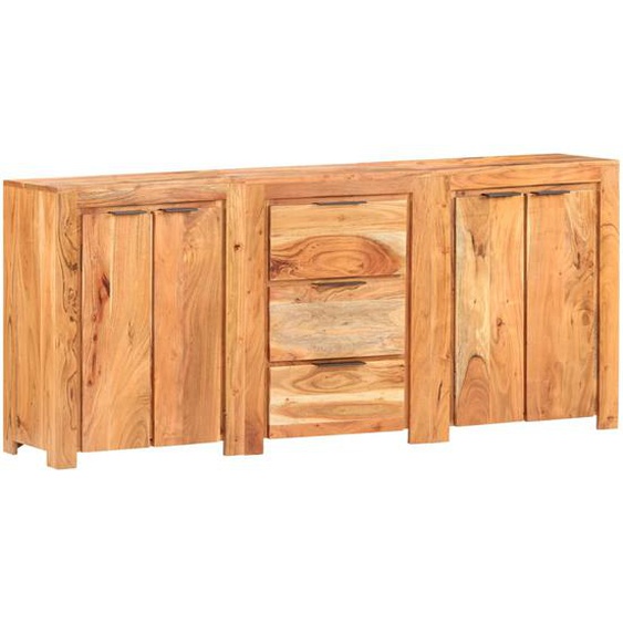 Buffet avec 3 tiroirs et 4 portes Bois dacacia solide