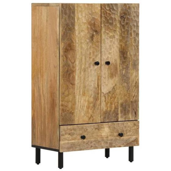 Buffet bahut commode armoire meuble de rangement organisateur cuisine salle de sejour salon 60 x 33 x 100 cm bois de man