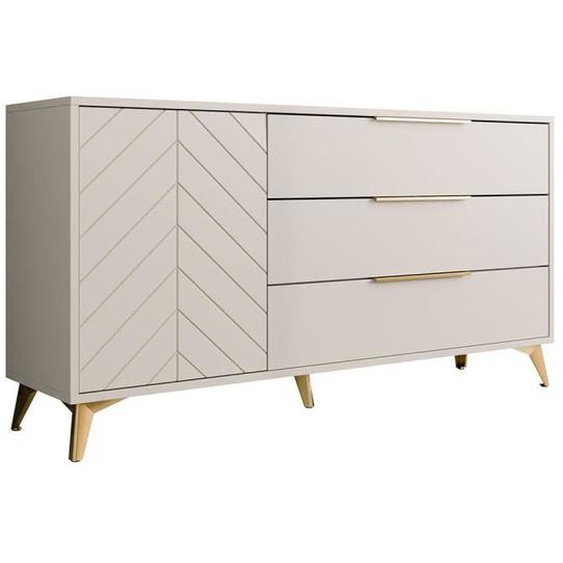 Boccioni - buffet bas - beige - 154 cm - Beige