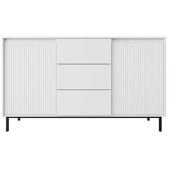 Girona - buffet bas - blanc - 153 cm - Blanc