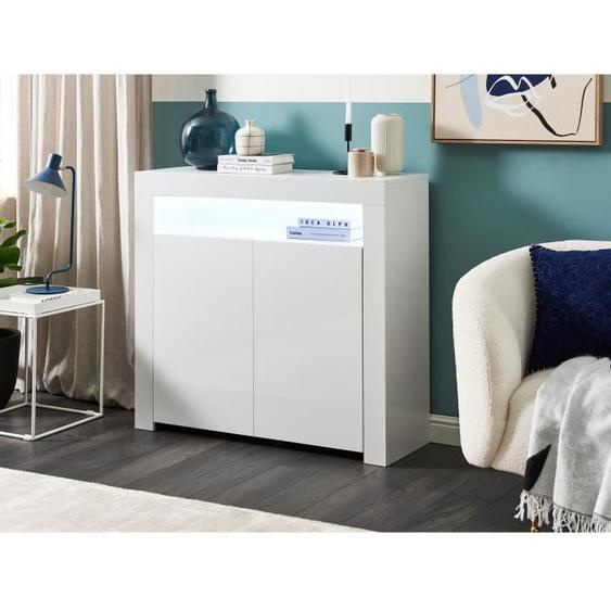 Buffet - BELIANI - COVINA - Blanc - Moderne - Scandinave