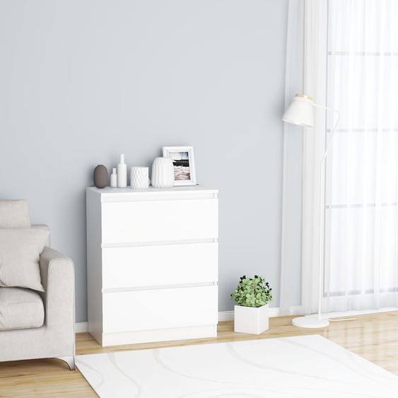 Buffet Blanc 60x35x76 cm Bois dingénierie