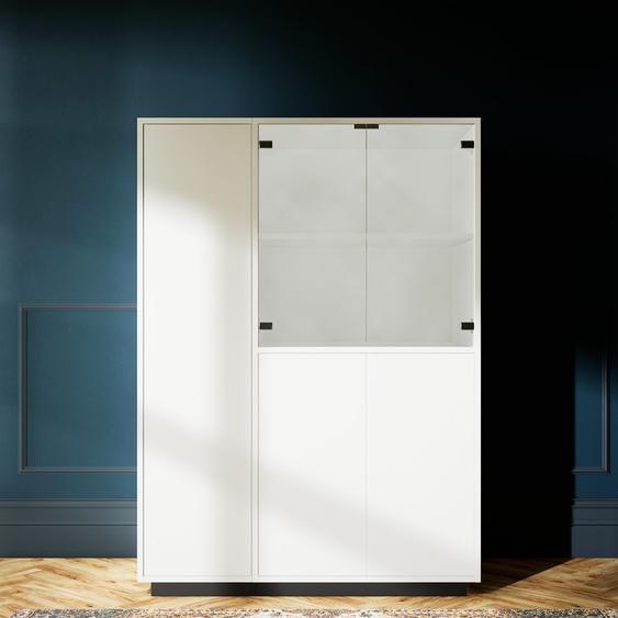 Buffet - Blanc, pièce modulable, enfilade, avec porte Blanc - 115 x 162 x 47 cm