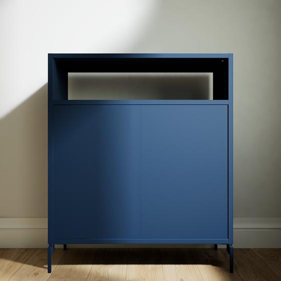 Buffet - Bleu, pièce modulable, enfilade, avec porte Bleu - 77 x 91 x 34 cm