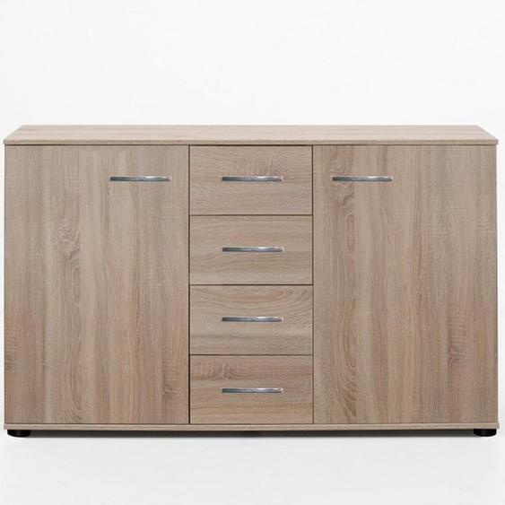 Buffet CARAMELLA  4 tiroirs 2 portes chêne