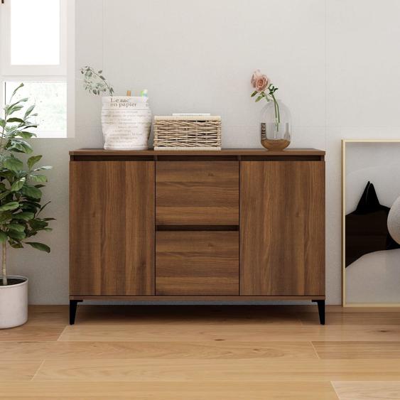 Buffet Chêne marron 104x35x70 cm Bois dingénierie