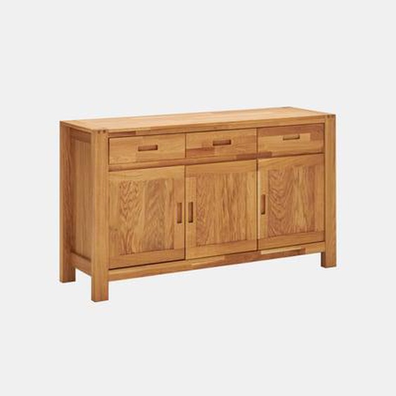 Buffet chêne massif 3 portes 3 tiroirs Luminescence