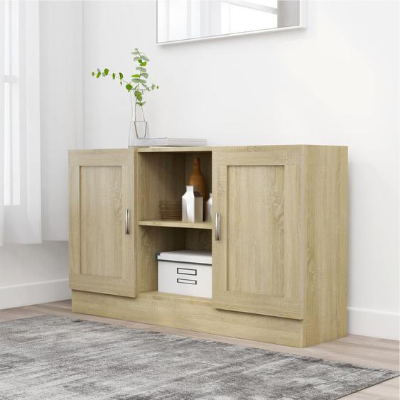 Buffet Chêne sonoma 120x30,5x70 cm Bois dingénierie