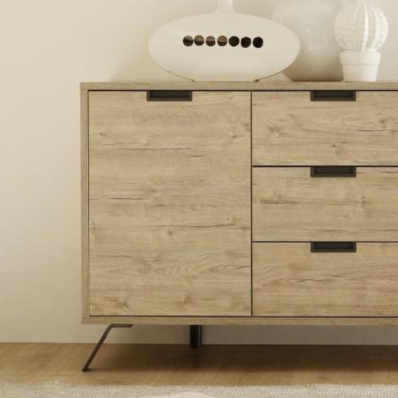 Buffet design 2 portes et 3 tiroirs - Vram