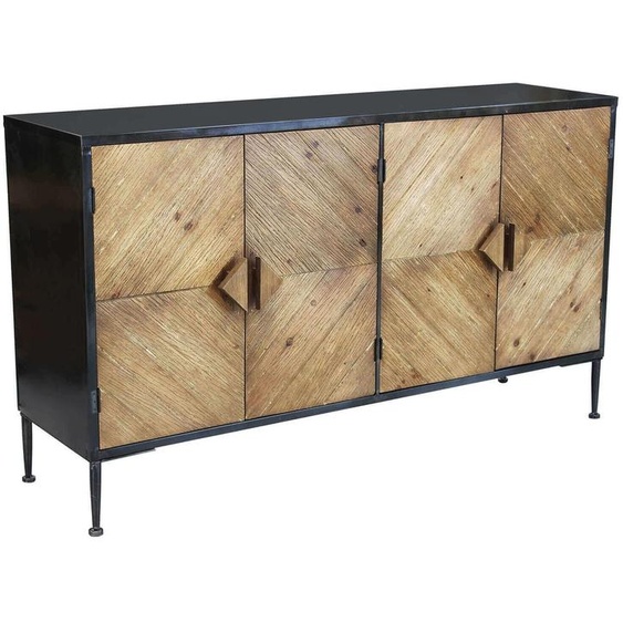 Buffet en bois et métal de style industriel Derek