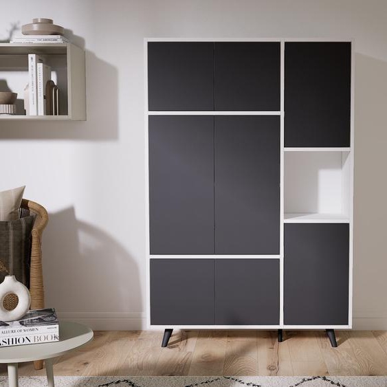 Buffet - Graphite, pièce modulable, enfilade, avec porte Graphite - 115 x 168 x 34 cm
