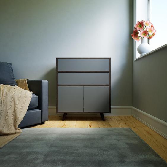 Buffet - Gris, moderne, avec porte Gris et tiroir Gris - 77 x 91 x 34 cm