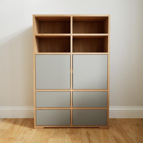 Buffet - Gris, moderne, avec porte Gris et tiroir Gris - 79 x 119 x 34 cm