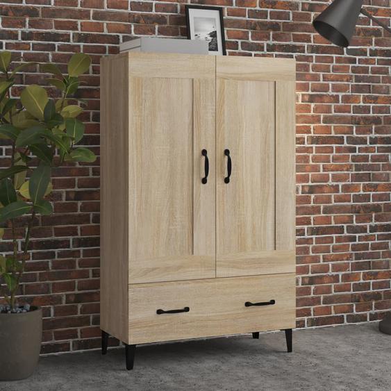 Buffet haut Chêne sonoma 70x31x115 cm Bois dingénierie