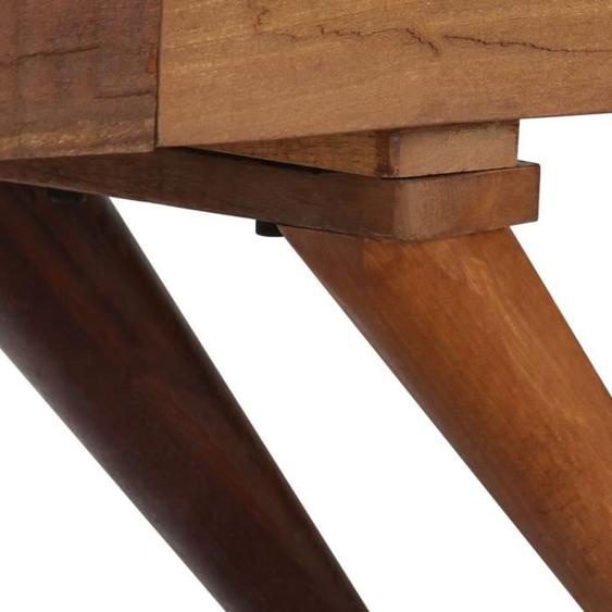 Buffet - MOTHINESSTO - Bois recyclé massif - Marron - Laqué - Vintage - 2 portes