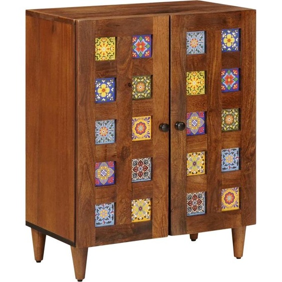 Buffet Noyer 60 x 33 x 75 cm Bois de mangue massif