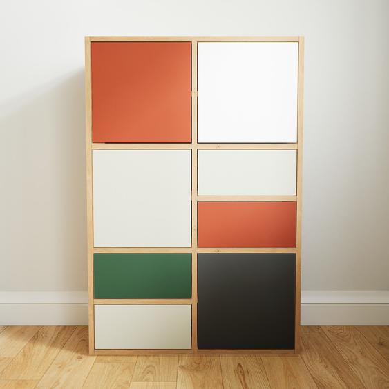 Buffet - Taupe, moderne, avec porte Graphite et tiroir Taupe - 79 x 118 x 34 cm