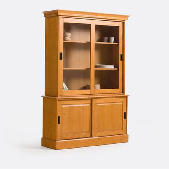 Buffet vaisselier, pin massif