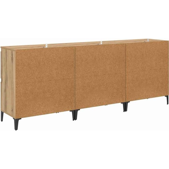 Buffets 3 pcs Chêne artisanal 60 x 35 x 70 cm Bois dingénierie