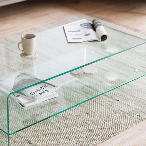 Burano - Table basse en verre 110x55 cm - Couleur - Transparent