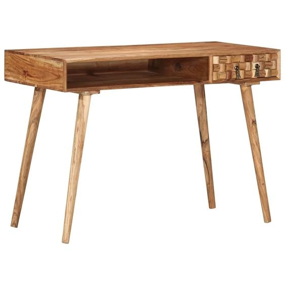 Bureau 110x50x76 cm Bois dacacia massif