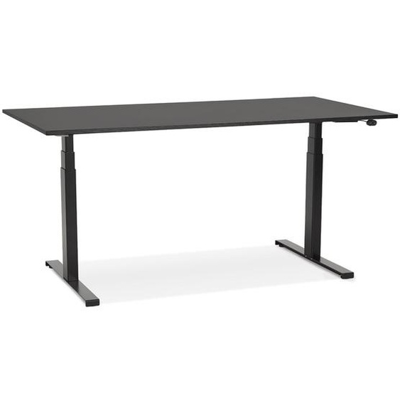 Bureau assis debout électrique TRONIK noir - 140x70 cm