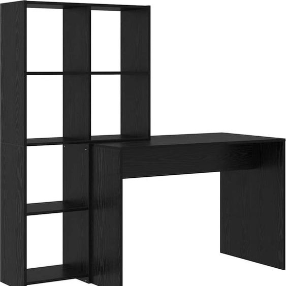 Bureau Chêne noir 138,5 x 55 x 143 cm Bois dingénierie