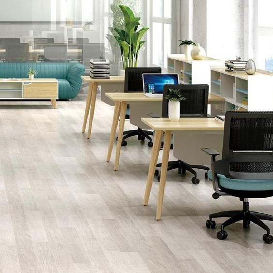 Bureau avec étagère Home Office Aménagement de bureau Meubles de bureau Tables nouveau