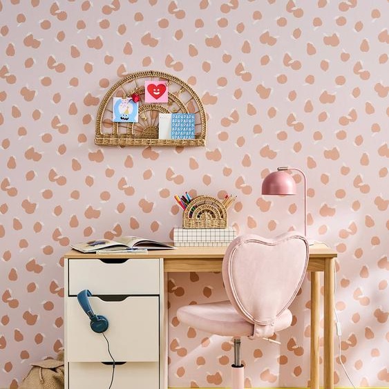 Bureau bois enfant avec tiroirs CHARLY blanc