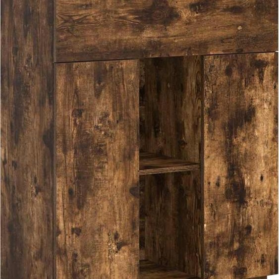 Bureau Chêne fumé 71.5 x 31.5 x 106.5 cm Bois dingénierie