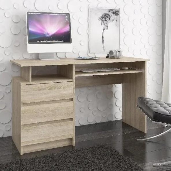 Bureau dordinateur VALESTRA - chêne sonoma