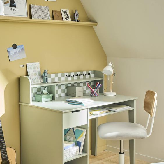 Bureau enfant Damier vert