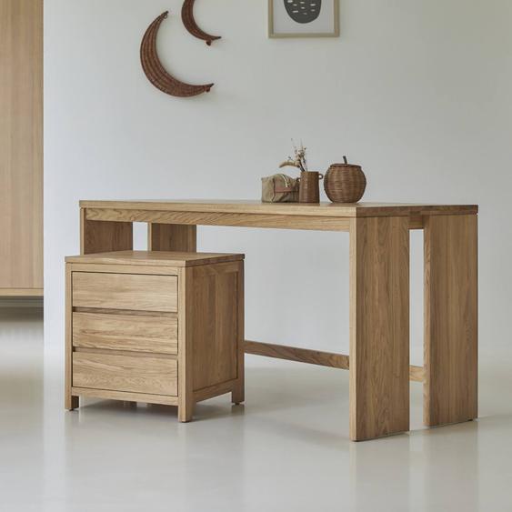 Bureau Enfant En Bois De Chêne 160 Eden Naturel