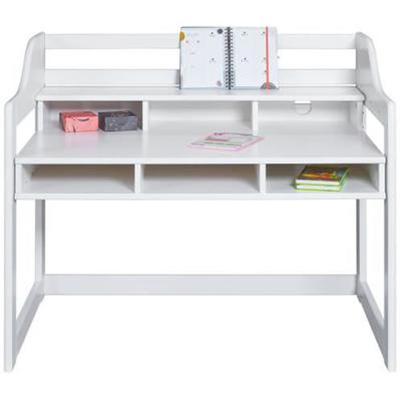 Bureau enfant Kids Learning blanc bois massif