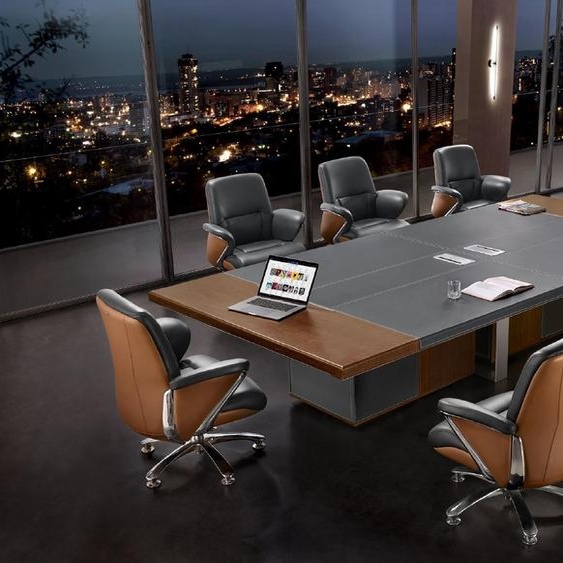 Bureau moderne xxl Table de conférence Tables Salle à manger Table de réunion 320cm Nouveau
