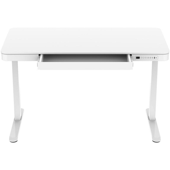 Bureau réglable en hauteur Lykke 120 x 60 cm, Polar, blanc
