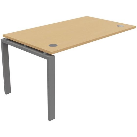 Bureau suivant E-link L.140 x P.80 cm - Plateau Hêtre - Pieds Aluminium