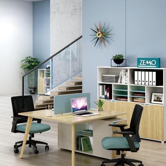 bureau workstation table 2 postes de travail counter bois tables bureau meuble