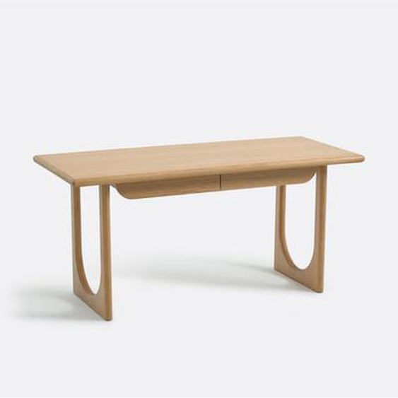 Bureau XL en chêne, 2 tiroirs, Douve
