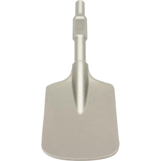 Burin à spatule - Accessoire pour marteau-piqueur/marteau pneumatique - Tige longue - Acier trempé 40Cr - Lame résistante à lusure - Pour la démolition, les murs et les sols