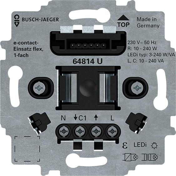 Busch-Jaeger E-Contact-Einsatz 1-fach 64814 U (2CKA006800A3047)