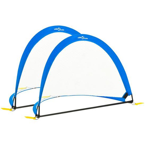 Buts de football pour enfant avec sac 2 pcs 119x82x84,5 cm