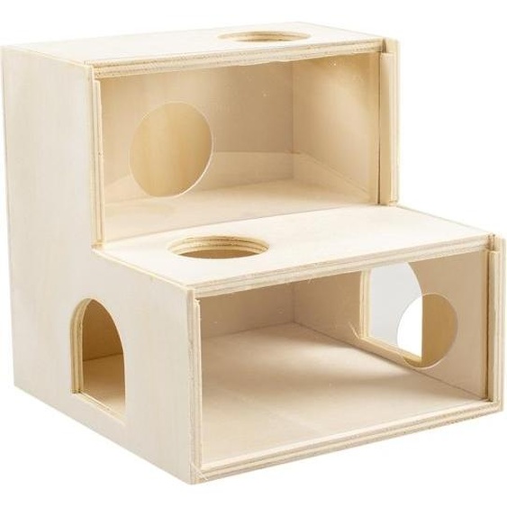 Cabane descalade Duvoplus en bois/plexiglas