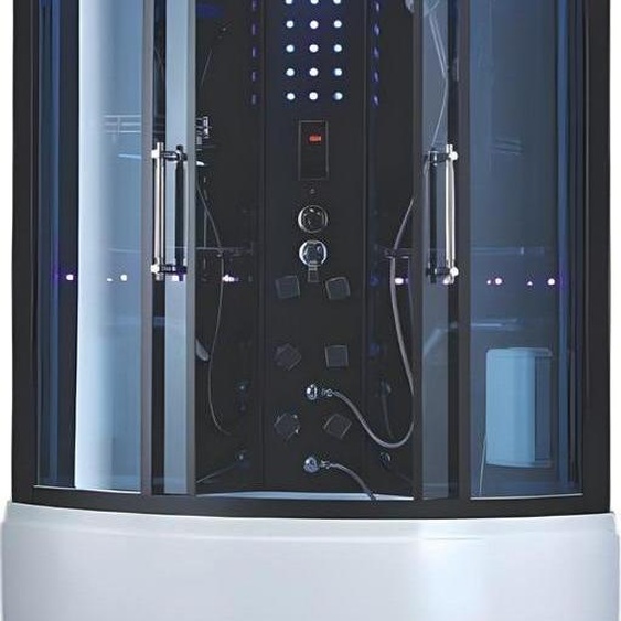 Cabine de douche chauffante Cabine de douche à vapeur Cabine de douche confort Massage 130x130 cm