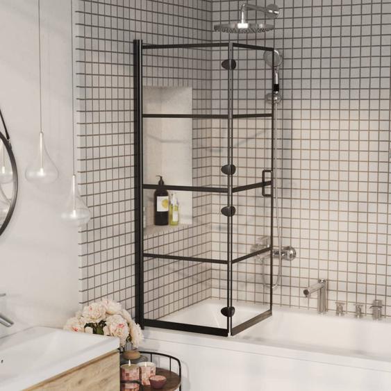 Cabine de douche pliable ESG 100x140 cm Noir