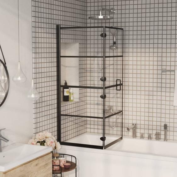 Cabine de douche pliable ESG 120x140 cm Noir